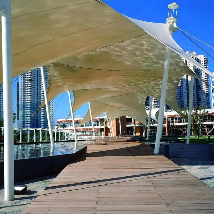 连山膜结构景观棚