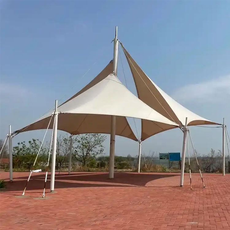 连山膜结构景观棚