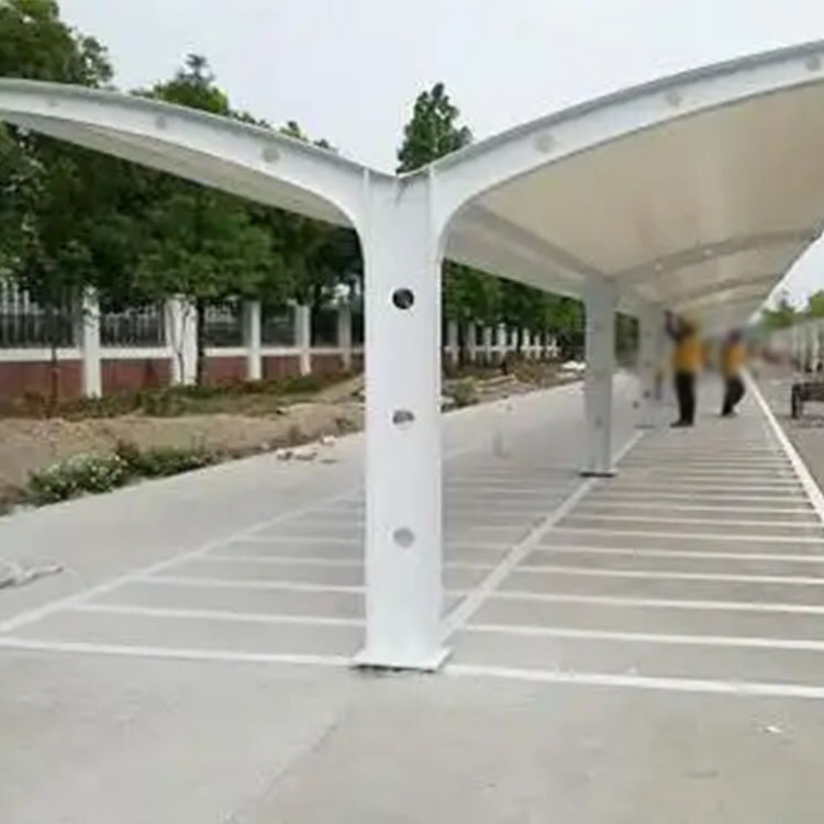 连山膜结构电动车棚