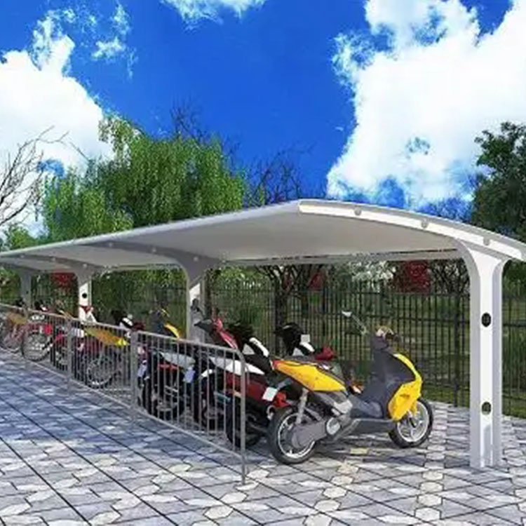 连山膜结构电动车棚