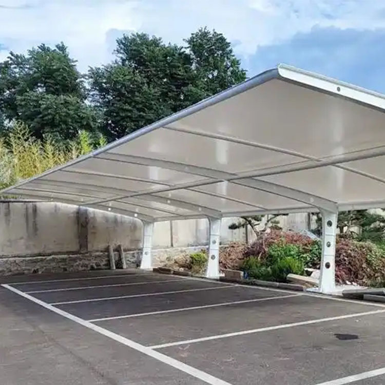 连山膜结构汽车棚